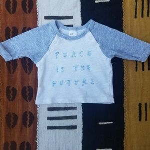 H&M baby organic baseball tee